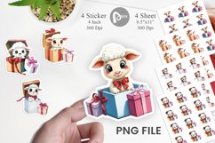 Sheep Sticker Gift Product Image 1