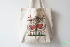 Funny Valentine Sheep Clipart Product Image 4