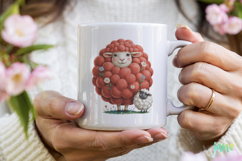 Funny Valentine Sheep Clipart Product Image 3