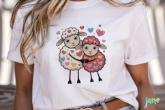 Funny Valentine Sheep Clipart Product Image 2