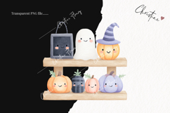 Cute Halloween Shelves Clipart | Halloween PNG Product Image 2