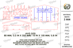 Shelf with key holders Laser Cut. Home Organizer SVG Product Image 2