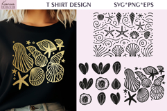 Vintage Seashell|Summer Vibes| Ocean T-shirt Shell SVG Product Image 1