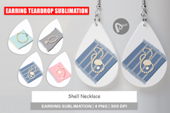 Earring Shell Necklace Product Image 1