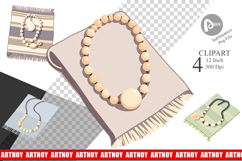Shell Necklace Clipart Product Image 1
