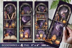 Abandoned library bookmark, Book shelves bookmark Product Image 1
