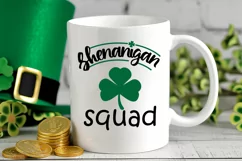 Shenanigan Squad Svg | St Patricks SVG DXF PNG | Cut Files Product Image 1
