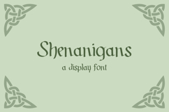Shenanigans Irish Font Product Image 1