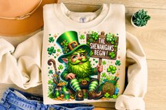 St Patricks Day Leprechauns PNG, The Shenanigans Begin PNG Product Image 3