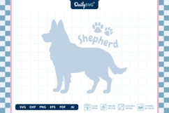 Dog Breed Silhouette Shepherd SVG Product Image 3