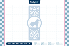 Dog Decorative Bookmark Papercut Product Image 3