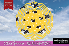 Shiba Inu Dog Wind Spinner Sublimation PNG Cute Chibi Puppy Product Image 1