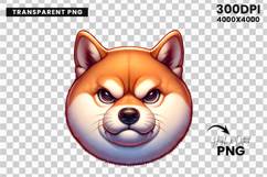 shiba inu clipart, shiba inu png, dog clipart, dog png, sublimation design, sarcastic dog art, pet clipart, funny animal png, dog lover gift, printable clipart