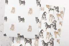 Shiba Inu dog seamless patterns Product Image 2