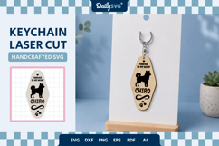 Memorial Dog Keychain SVG Product Image 1