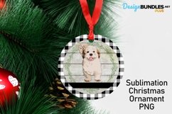 Shih Tuz Dog Ornament - Sublimation Christmas Product Image 1