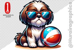 Shih Tzu dog clipart- PNG File Product Image 1