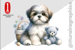 Shih Tzu dog clipart- PNG File Product Image 1