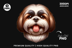 shih tzu clipart, shih tzu png, dog clipart, dog png, sublimation design, cute dog design, pet clipart, animal png, dog lover gift, printable clipart