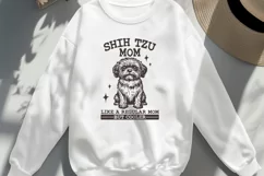 Shih Tzu Mom SVG PNG | Like a Regular Mom But Cooler Design Product Image 3