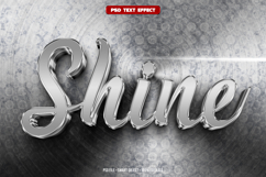 Shine 3D editable text effect Product Image 1