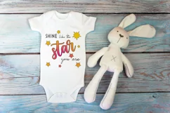Shine Like The Star Sublimation | Motivational Quotes Product Image 4