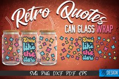 Glass Can Wrap SVG | Retro Wrap SVG | Glass Can Bundle vol.8 Product Image 8