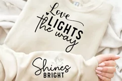 Love Lights The Way Sleeve SVG, Christian SVG Design Product Image 3