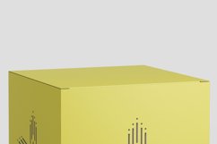 Shining Star Cube Favor Box Cuttable SVG