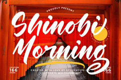 Shinobi Morning - Bold Calligraphy Font Product Image 1