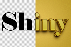 Shiny 3D editable text effect Product Image 2