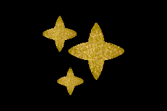 Shiny glitter star shape graphic element decoration Product Image 2