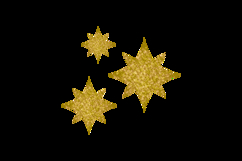 Shiny glitter star shape graphic element vector Product Image 2