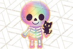 Dreamy Halloween Clipart, Spooky Cute Clip Art PNG Product Image 5