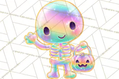 Dreamy Halloween Clipart, Spooky Cute Clip Art PNG Product Image 3
