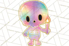 Dreamy Halloween Clipart, Spooky Cute Clip Art PNG Product Image 4