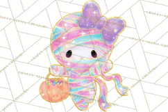 Dreamy Halloween Clipart, Spooky Cute Clip Art PNG Product Image 2