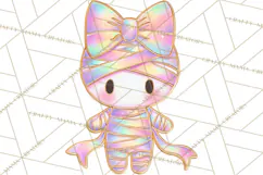 Dreamy Halloween Clipart, Spooky Cute Clip Art PNG Product Image 3