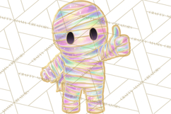 Dreamy Halloween Clipart, Spooky Cute Clip Art PNG Product Image 3