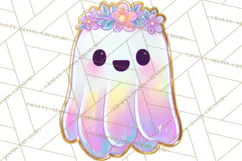 Dreamy Halloween Clipart, Spooky Cute Clip Art PNG Product Image 5