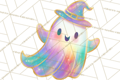 Dreamy Halloween Clipart, Spooky Cute Clip Art PNG Product Image 3