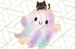 Dreamy Halloween Clipart, Spooky Cute Clip Art PNG Product Image 3