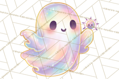 Dreamy Halloween Clipart, Spooky Cute Clip Art PNG Product Image 4