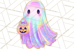 Dreamy Halloween Clipart, Spooky Cute Clip Art PNG Product Image 4