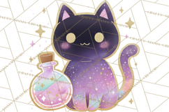 Dreamy Halloween Clipart, Spooky Cute Clip Art PNG Product Image 5