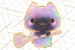 Dreamy Halloween Clipart, Spooky Cute Clip Art PNG Product Image 3