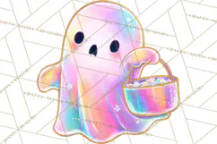 Dreamy Halloween Clipart, Spooky Cute Clip Art PNG Product Image 4