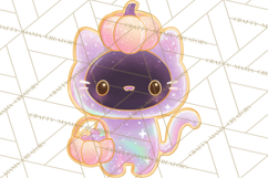 Dreamy Halloween Clipart, Spooky Cute Clip Art PNG Product Image 5