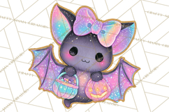 Dreamy Halloween Clipart, Spooky Cute Clip Art PNG Product Image 2