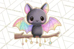 Dreamy Halloween Clipart, Spooky Cute Clip Art PNG Product Image 2